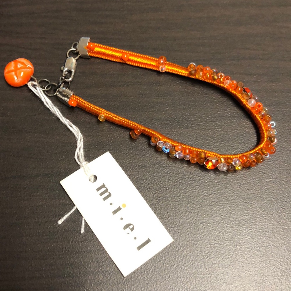 Orange bracelet